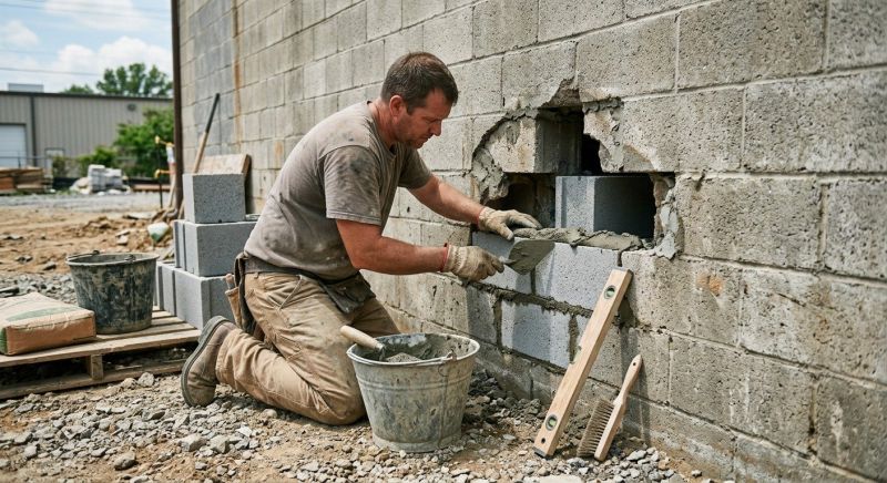 Block Wall Repair in Wildomar, CA