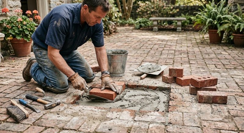 Brick Flatwork Repair in Anza, CA