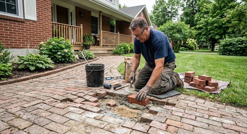 Brick Flatwork Repair in Anza, CA