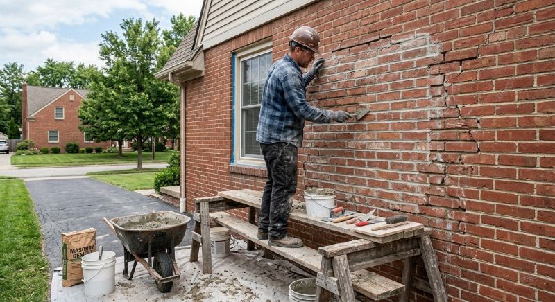 Brick Flatwork Repair in Fallbrook, CA