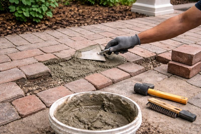 Brick Flatwork Repair in Fallbrook, CA