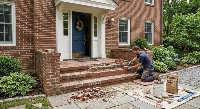 Brick Flatwork Repair in Sun City, CA
