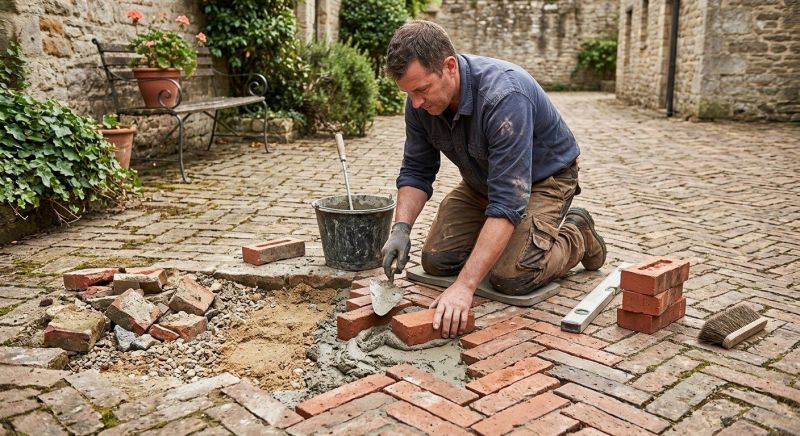 Brick Floor Repair in Temecula, CA
