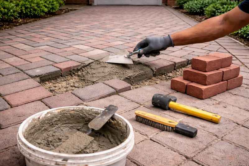 Brick Hardscape Repair in Temecula, CA