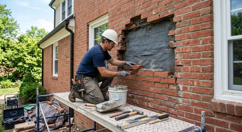 Brick Masonry Repair in Winchester, CA