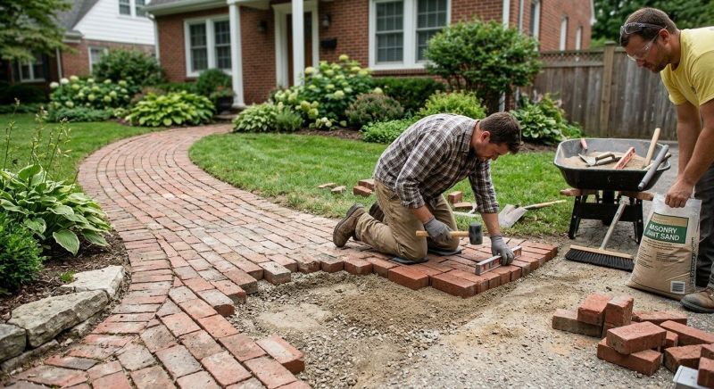 Brick Pathway Repair in Temecula, CA