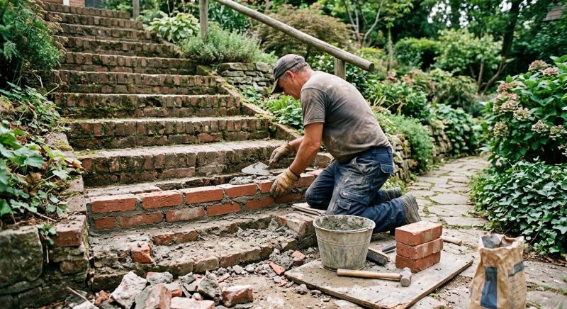 Brick Restoration in Valley Center, CA
