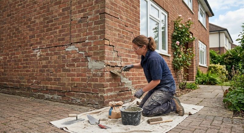 Brick Retaining Wall Repair in Temecula, CA