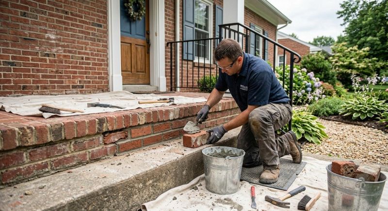 Brick Stairs Repair in Anza, CA