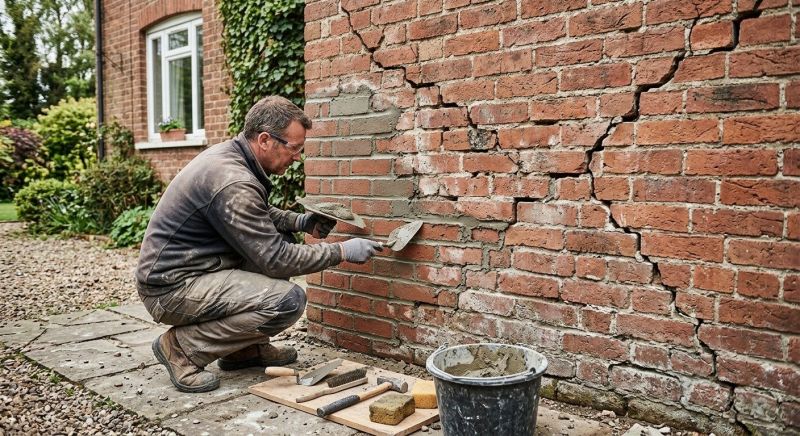 Brick Wall Repair in Fallbrook, CA