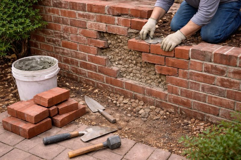 Brick Wall Repair in Temecula, CA
