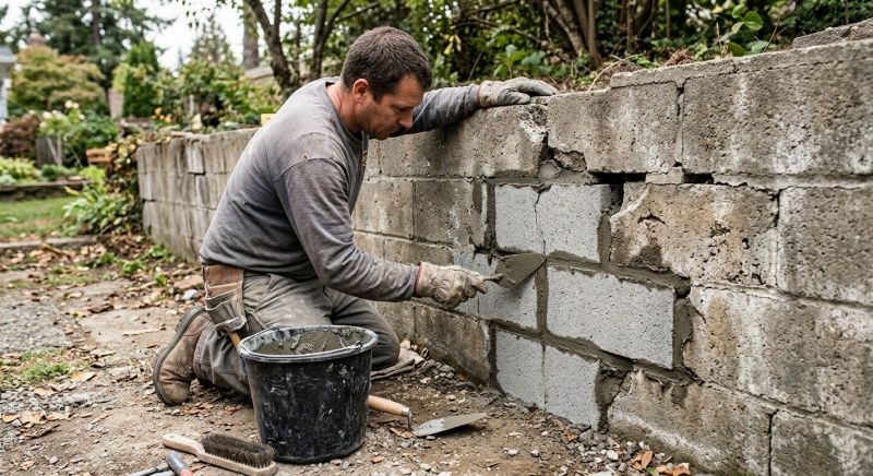 Concrete Block Repair in Sun City, CA