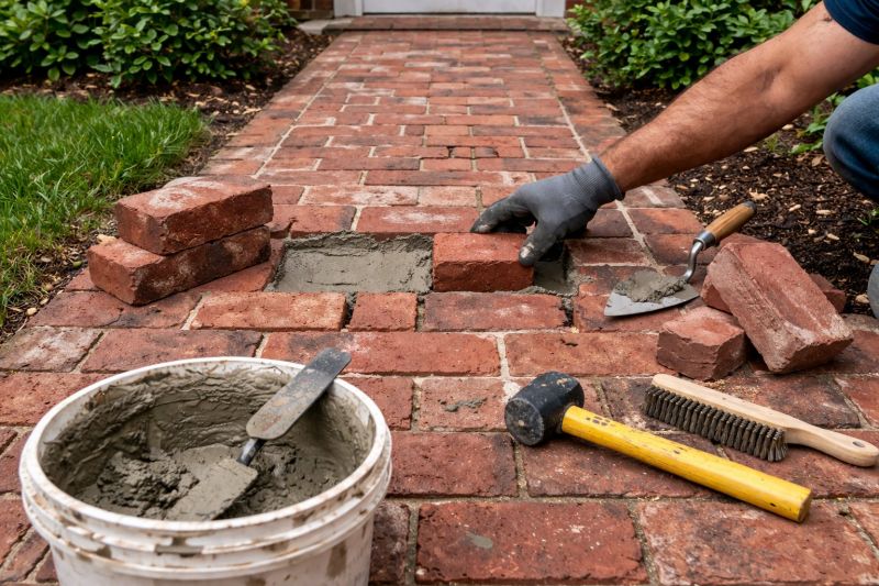 Entryway Brick Repair in Temecula, CA
