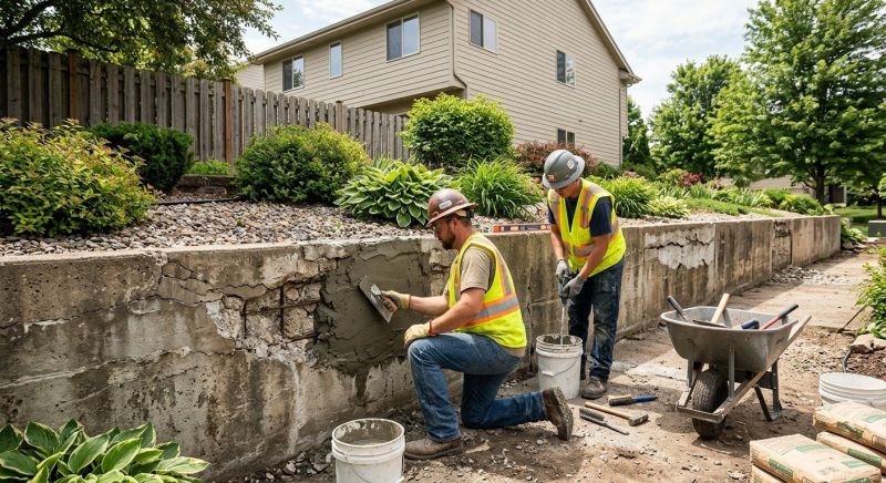Retaining Wall Repair in Valley Center, CA