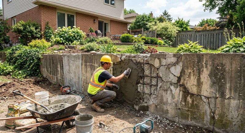 Retaining Wall Repair in Winchester, CA