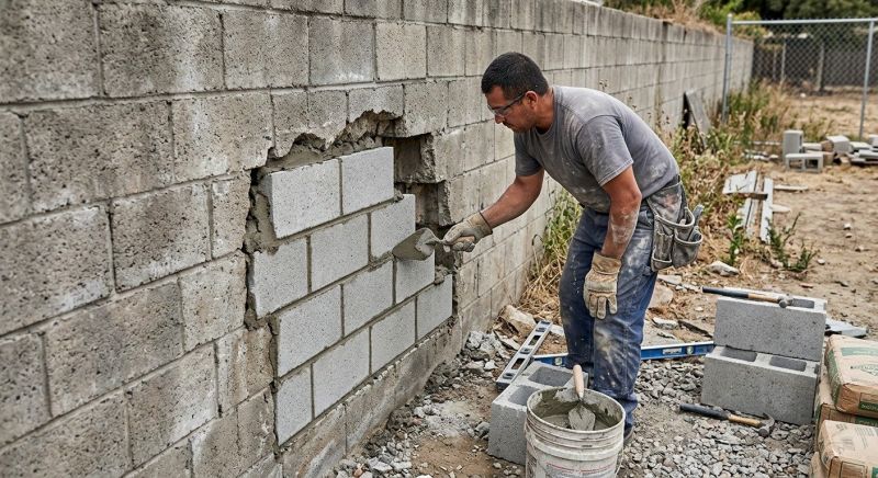 Rock Wall Repair in Temecula, CA