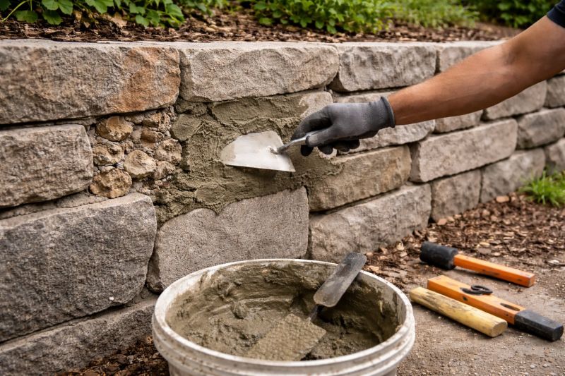 Rock Wall Repair in Temecula, CA