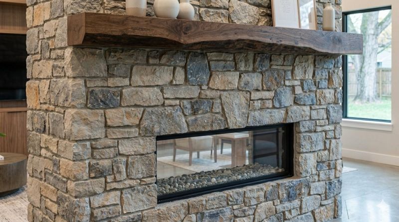 Stone Chimney Installation in Fallbrook, CA