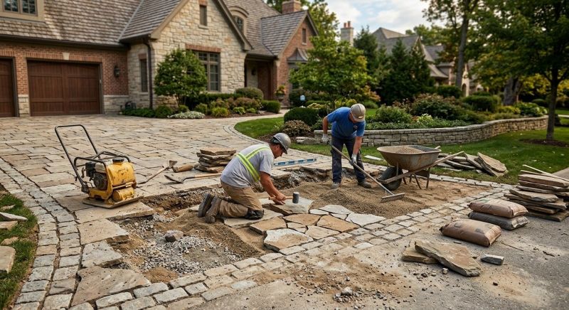 Stone Driveway Repair in Temecula, CA