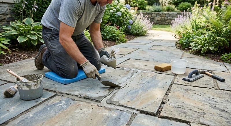 Stone Walkway Repair in Temecula, CA