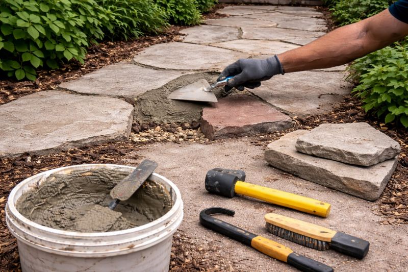 Stonework Repair in Lake Elsinore, CA